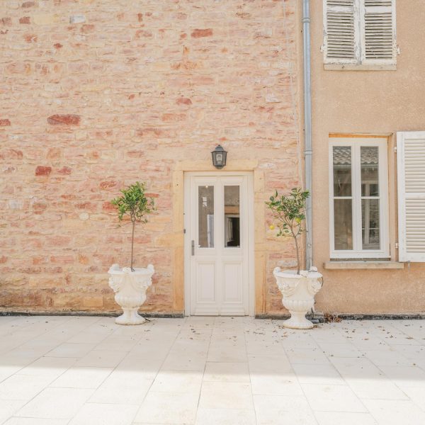 La Maison de Vigneron du Château du Bost dans le Beaujolais près de Lyon.